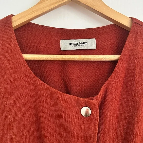 Rachel Comey Holt Jumpsuit in Rust Size 2 - Picture 3 of 3